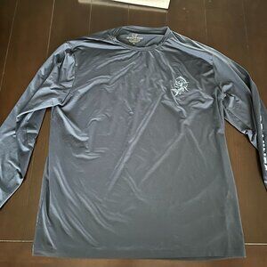 Vineyard Vines Long Sleeve Performance T-Shirt Navy Blue XL - Polyester/Spandex